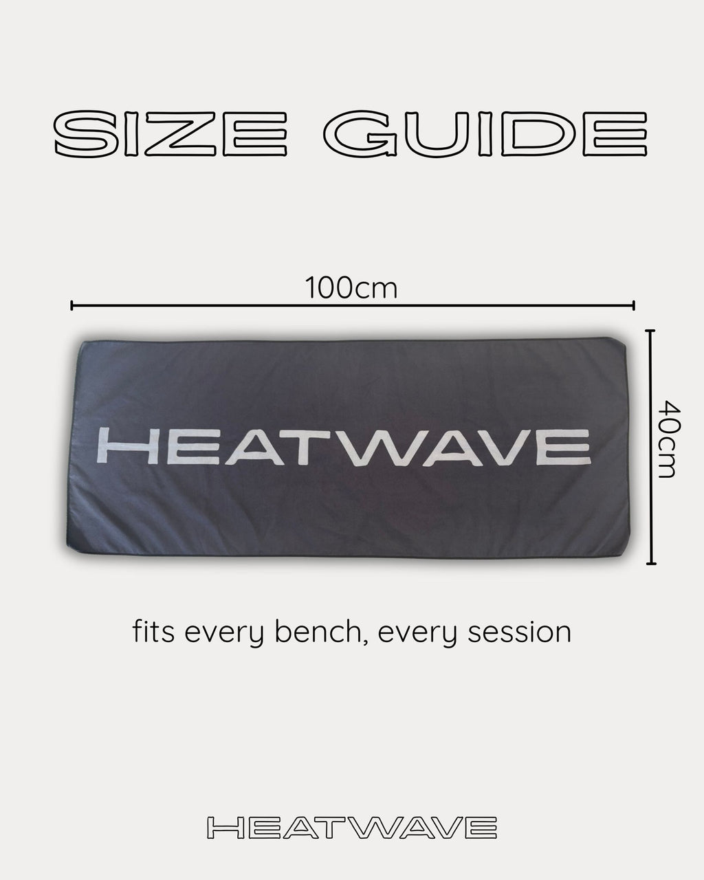 Obsidian Sauna Towel
