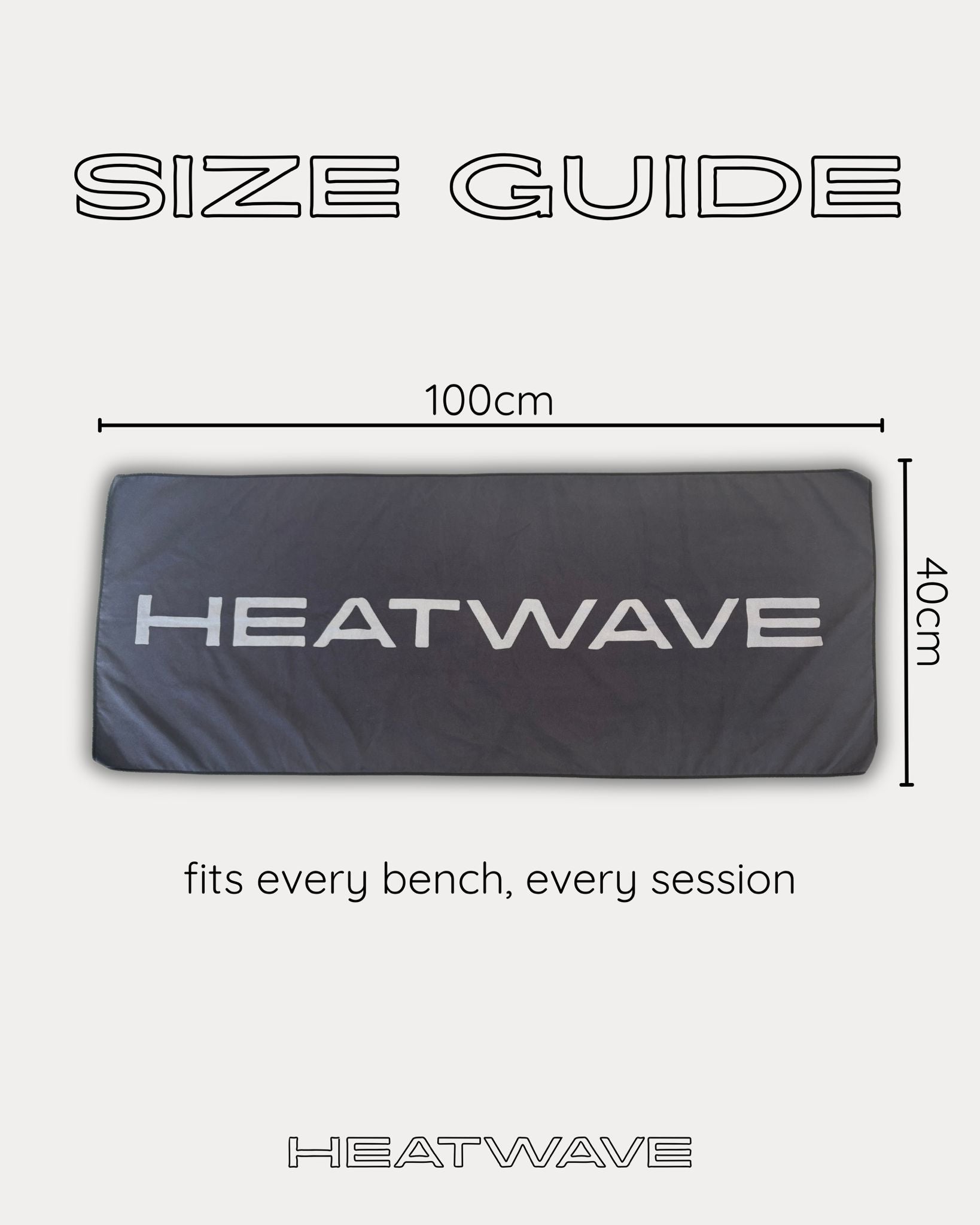 Obsidian Sauna Towel